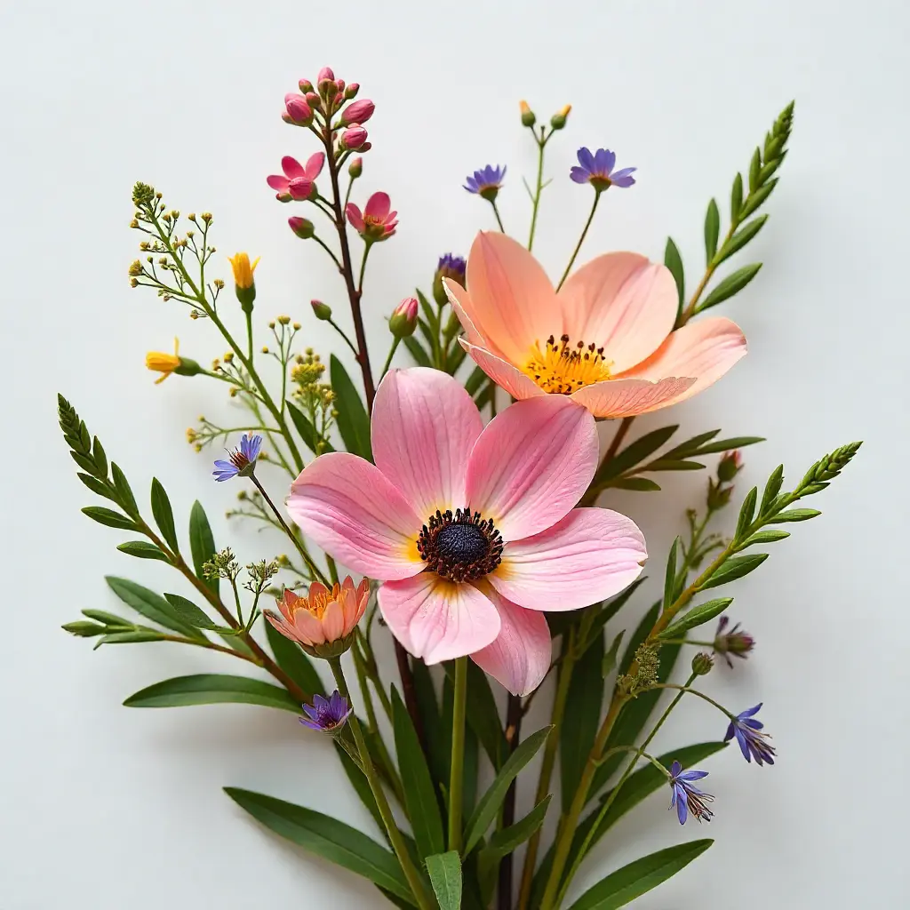 Fresh wildflower meadow arrangement